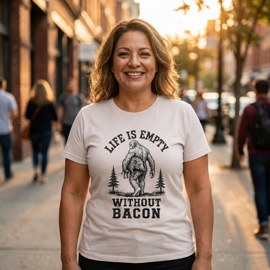 Life Is Empty Without Bacon Unisex T-Shirt