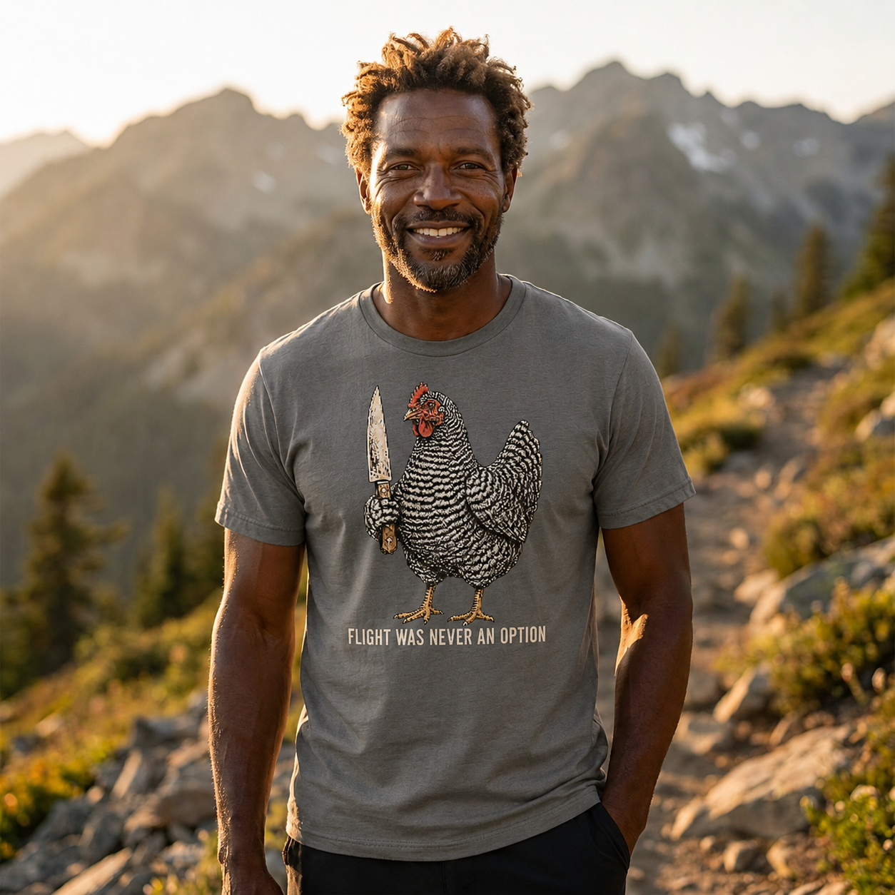 Flight Was Never An Option Unisex T-Shirt