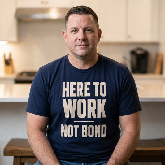 Here To Work Not Bond Unisex T-Shirt
